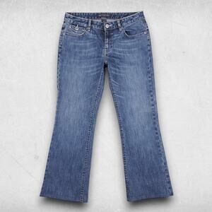 Banana Republic Classic Bootcut Jeans Women 6 Blue Cowgirl Chic Retro Rodeo